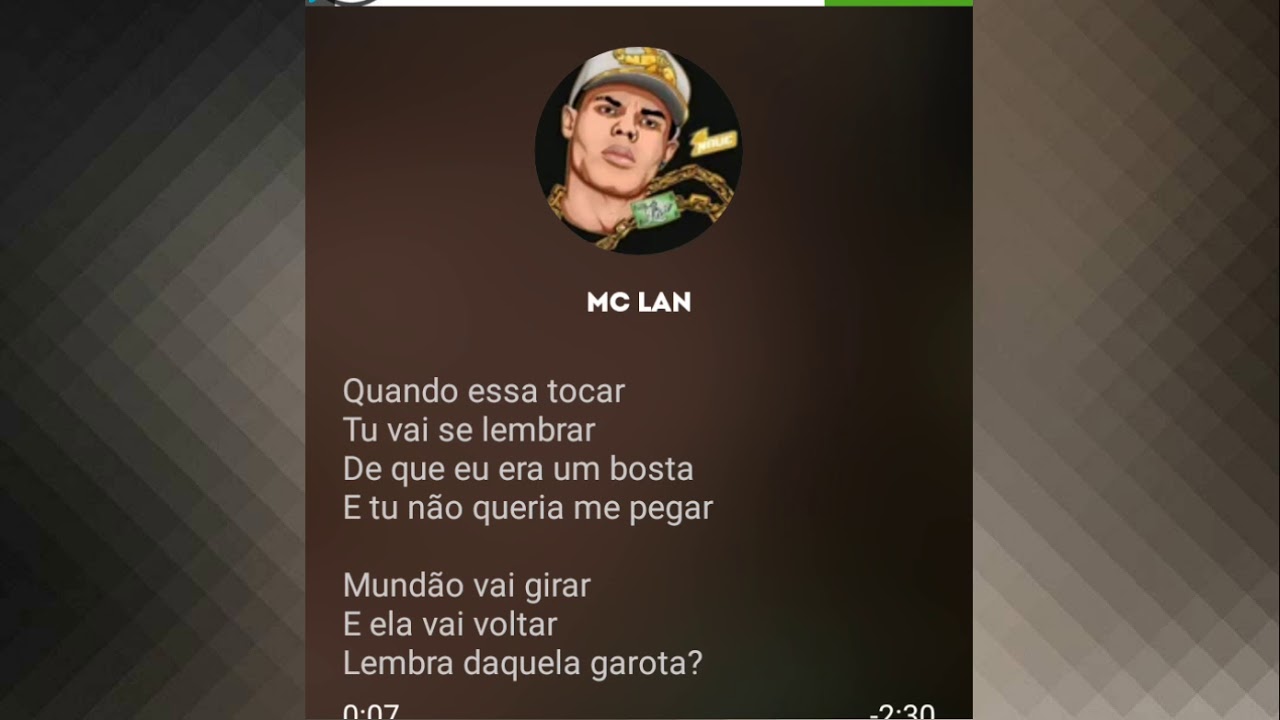 MC LAN e MC WM -Sua Amiga Eu Vou Pegar - YouTube