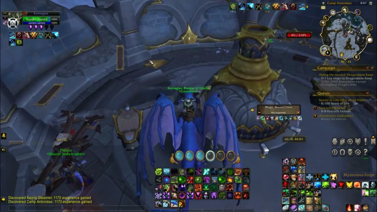 Secret NPC Pluutar gives 5 knowledge points for jewelcrafting. Azure