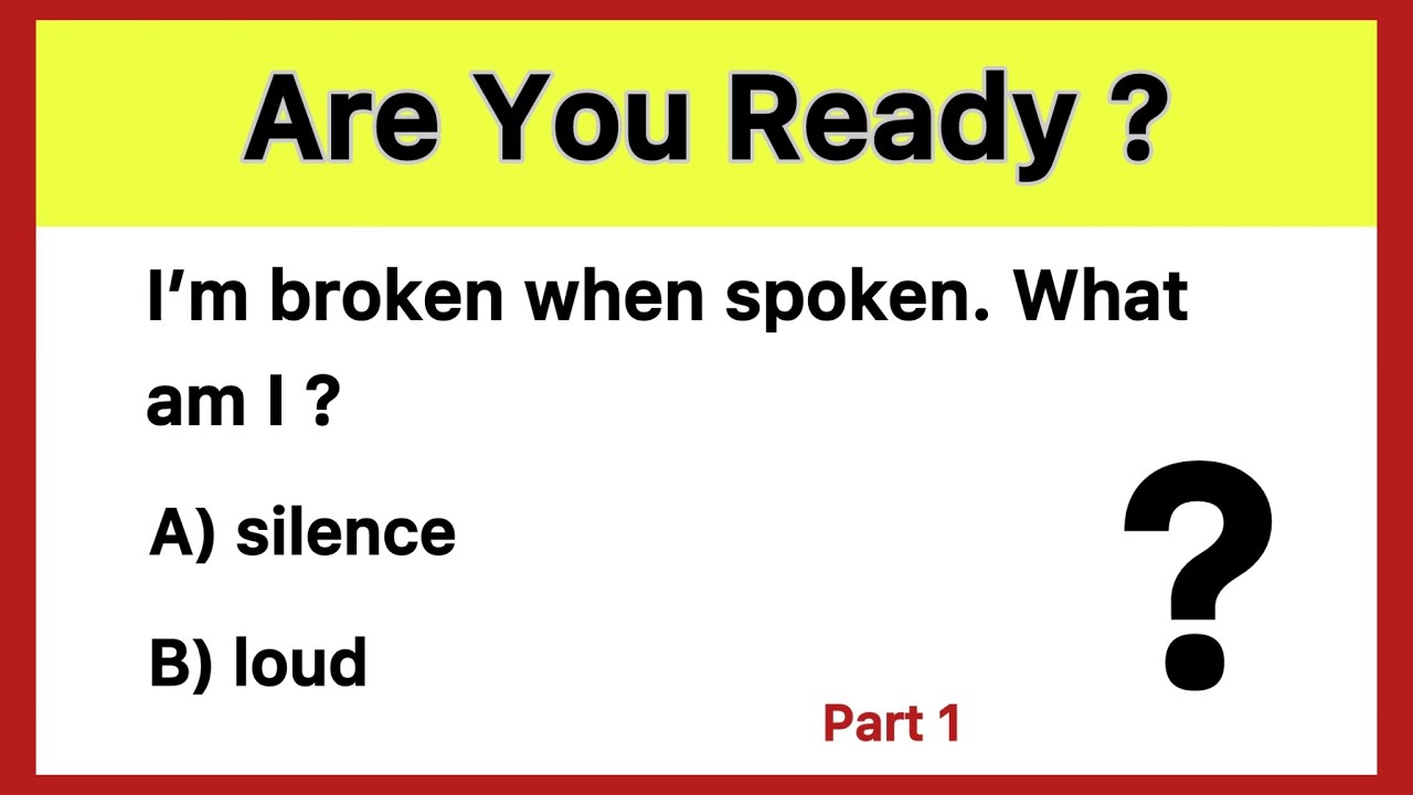 90 Mind-Bending Riddles MCQs with Answers | Ultimate Brain Quiz 2025 ...