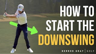 HOW TO START THE DOWNSWING - SIMPLE DRILL