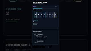 Selection Sort —