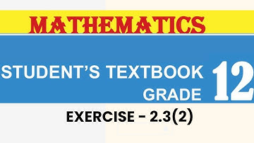 Grade 12 - Mathematics - Introduction to Calculus - Exercise 2.3(2)