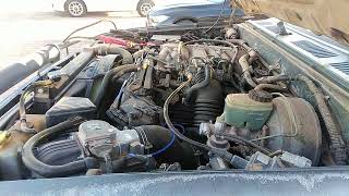 Toyota engine sound of 1993 4Runner Vn39 Sr5 JT3VN39W8P0097625