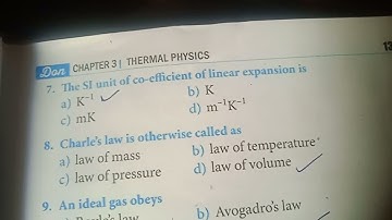 class 10 chapter 3 Thermal physics one mark questions for board exam