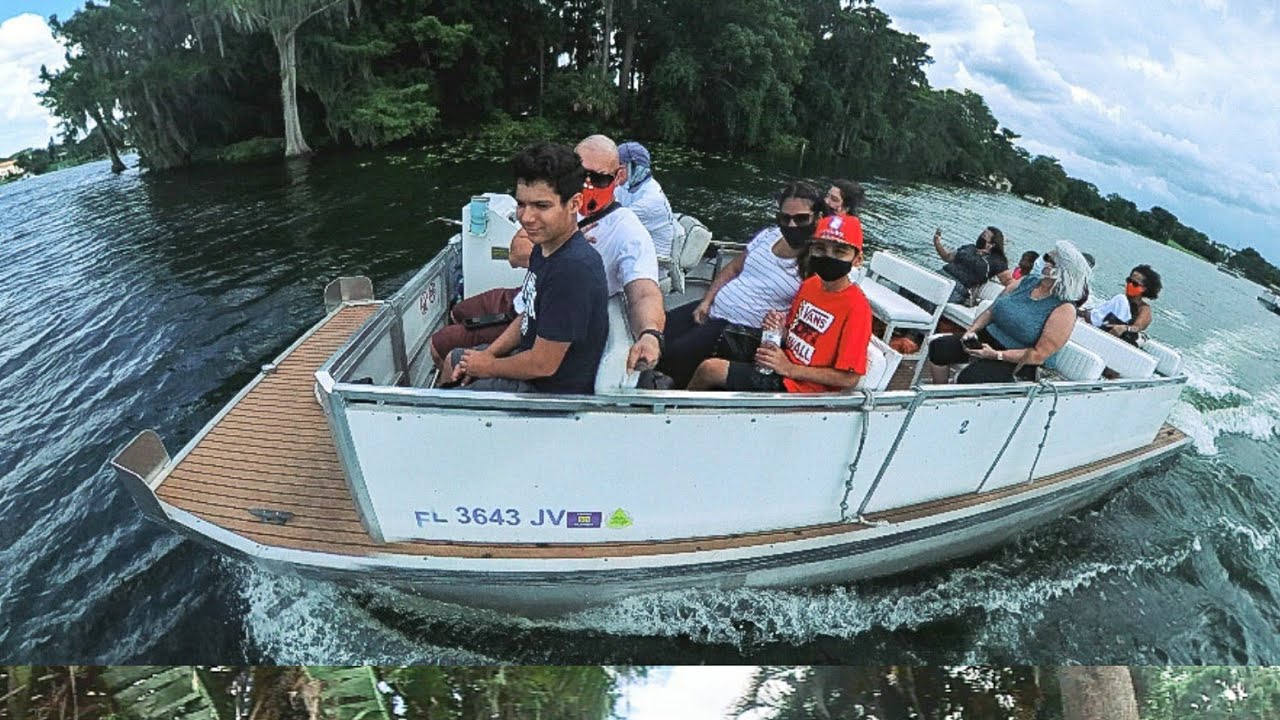 Scenic Boat Tour in Winter park Florida YouTube