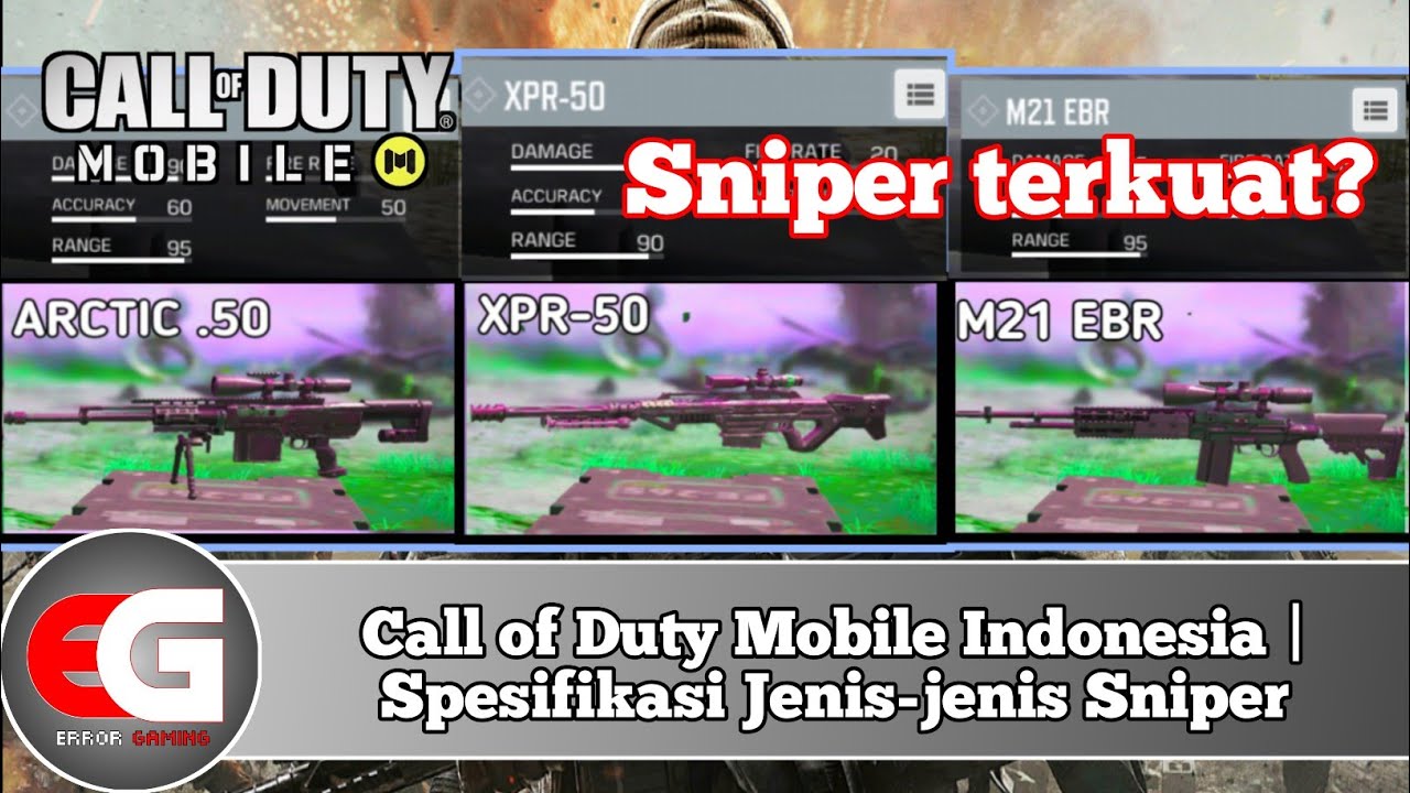 Call of Duty ® Mobile Indonesia - Garena | Review Sniper ...