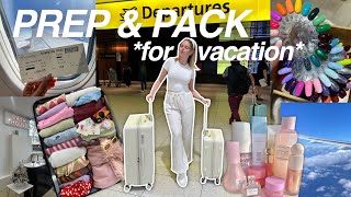 PREP &amp; PACK WITH ME FOR VACATION! ✈️ *Hong Kong &amp; Taiwan* | lashes, nails, packing, etc!