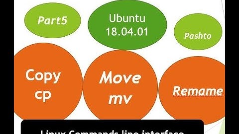 linux Shell Commands   Copy and Move part5 in pashto 2020