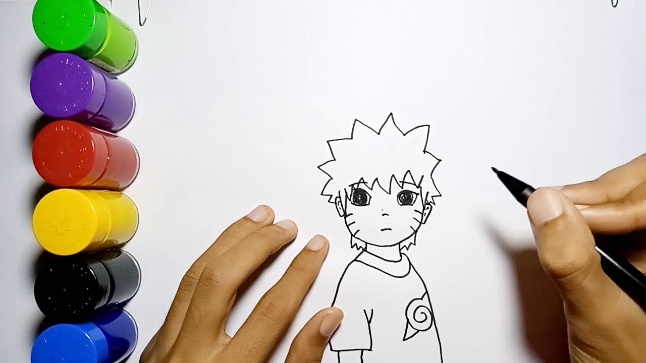 Menggambar Naruto Kecil Lucu Dan Mudah How To Draw A Little Naruto Easy YouTube