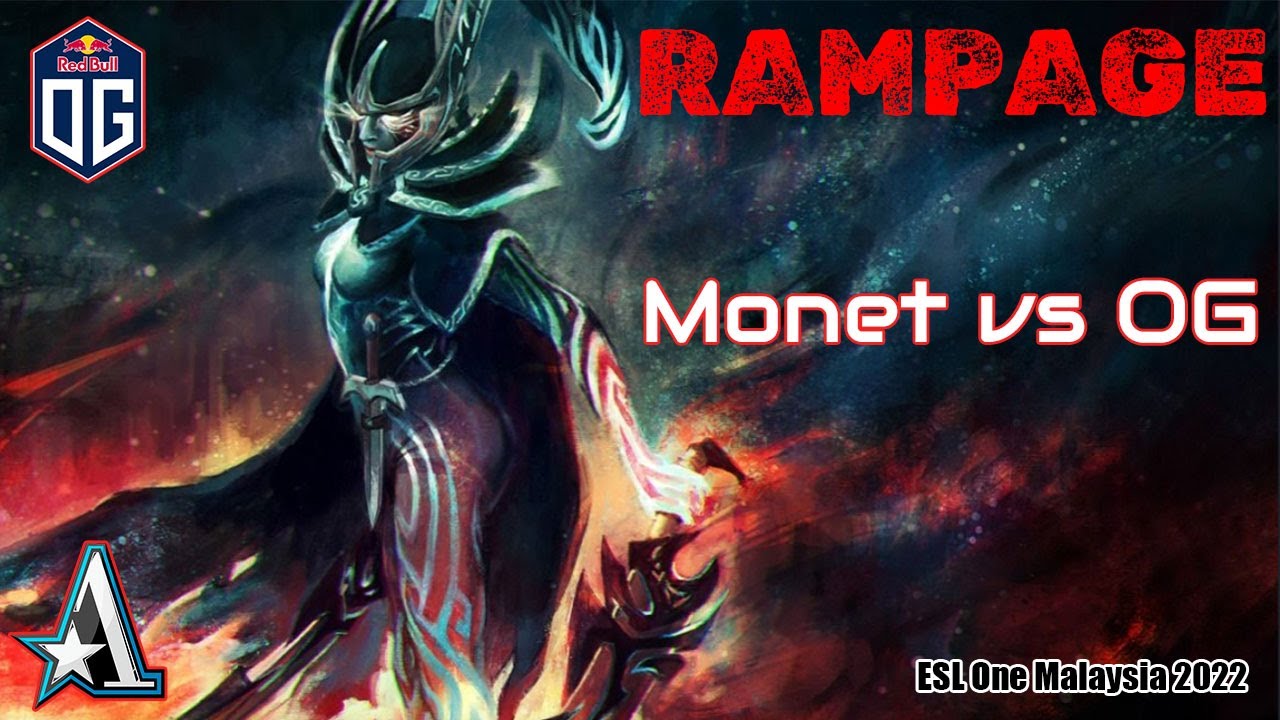MONET PA RAMPAGE | OG VS Aster| Game 2 | ESL One Malaysia 2022