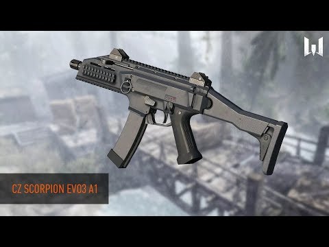 Warface CZ Scorpion Evo 3 A1 в пригороде