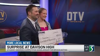 Davison student awarded broadcasting scholarship