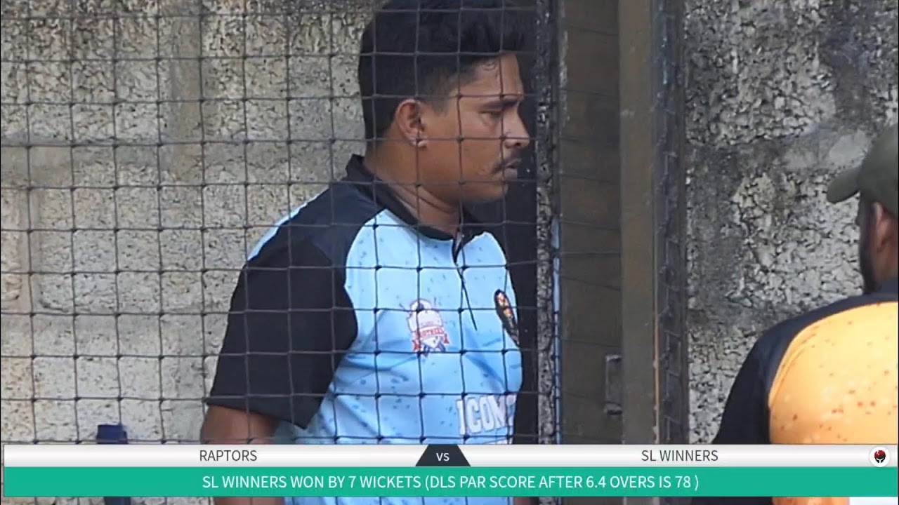 SL WINNERS Vs RAPTORS | Match 7 | ICONZ BROTHERS LEGENDS CUP 2024 - YouTube