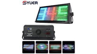YUER™️NEW LED 135+30 RGB 3in1 Strobe Light Voice Control DMX512 RDM