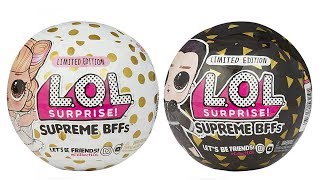 LOL Surprise Supreme BFFs Limited Edition Amazon Exclusive Unboxing Toy Review