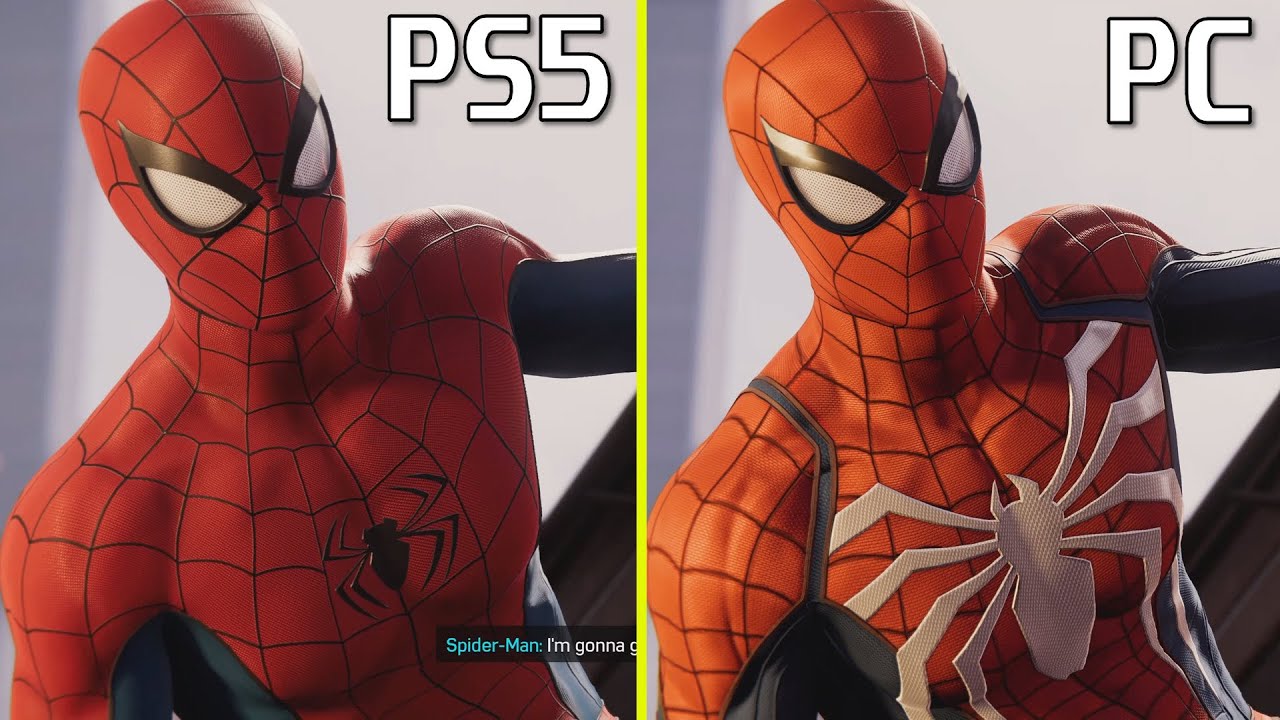 Spider-Man PC vs PS5 vs PS4 Graphics Comparision [4K 60FPS] 