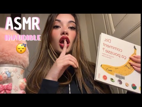 ASMR | INAUDIBLE (reading inaudible, mouth sounds) 🤫