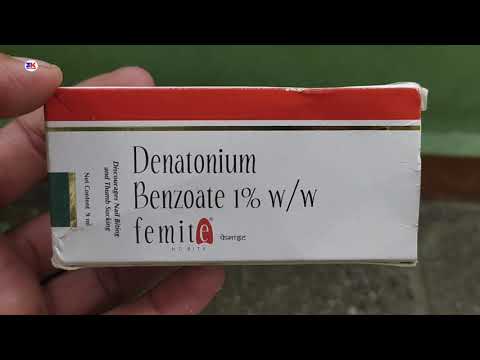 Femite No bite Review in Hindi l Denatonium Benzoate 1% w/w l Sahi walk  advice - YouTube