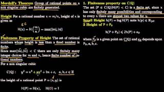 Intro to Mordell Theorem