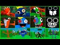 Rainbow friends chapter 1 all Monsters Jumpscars V's Alphabet lore V's Hungry friends all  Jumpscars