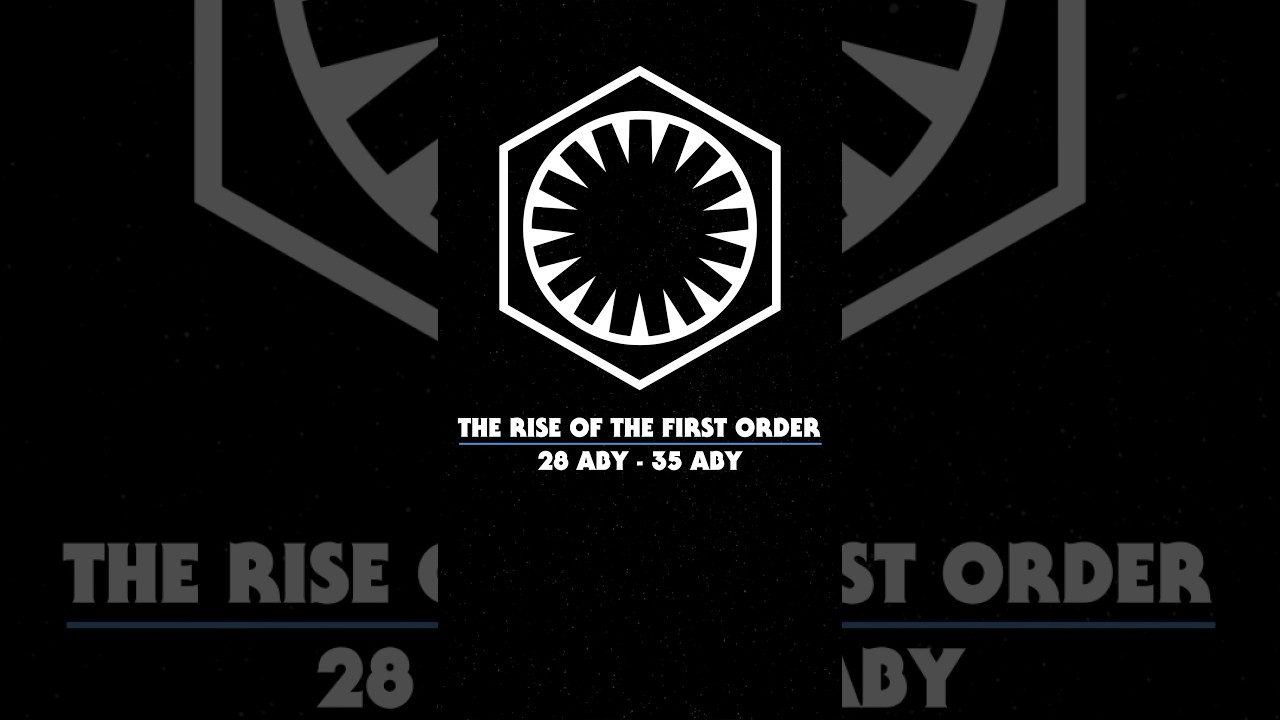 Star Wars First Order Logo Filmposter Star Wars Groupe First Order 
