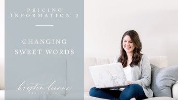 Changing Testimonials - Sweet Words (Pricing Information Style 2 Showit Template)