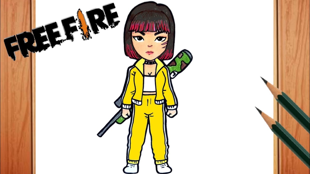 Como Dibujar Cartoon De Free Fire 14 Como Dibujar Free Fire Youtube