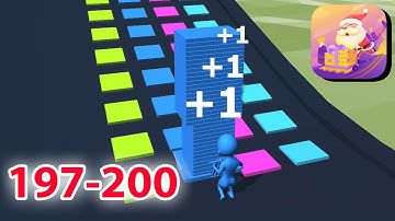 NEW GAME - Stack Colors - Level 197-200  -  New Update Gameplay Walkthrough - All Level(iOS,Android)
