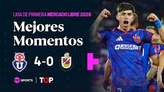 Compacto Top U. De Chile 4 - 0 Cd La Serena Liga De Primera Mercado Libre 2026- Fecha 8