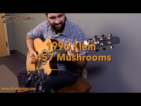 1996 Klein L457 Mushrooms Brazilian Rosewood/Spruce - Dream Guitars