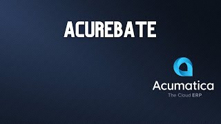 AcuRebate Overview