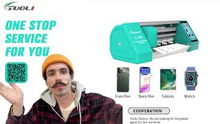 How to use the TL-168 cutter machine to DIY photos of your own mobile phone back film screenshot 3