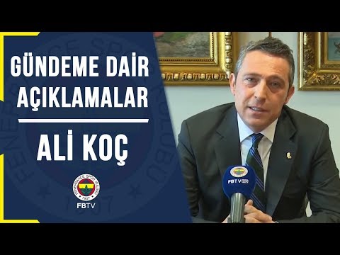 Başkanımız Ali Koç'un gündeme dair açıklamaları (20 Şubat 2019)