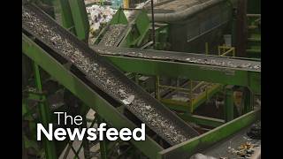From out of the blue bins, Seattle's recycling gets a gallery show | The Newsfeed screenshot 1