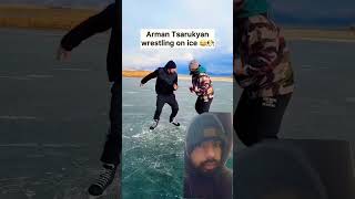 Arman Tsarukyan Wrestling on ice