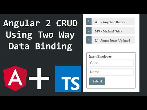Angular 2 CRUD - Two Way Data binding