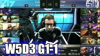 Clg Vs Tsm Game 1 S6 Na Lcs Summer 2016 Week 5 Day 3 Team Solomid Tsm Vs Clg G1 W5D3 1080P