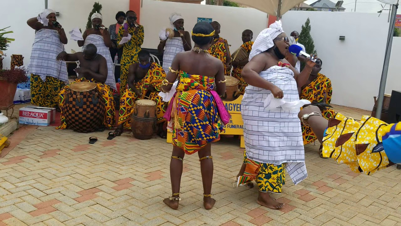 Colorful Adowa dance at a Ghanaian Traditional marriage ceremony YouTube