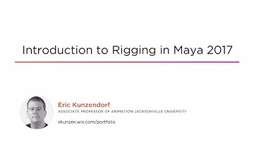 Course Preview: Introduction to Rigging in Maya 2017
