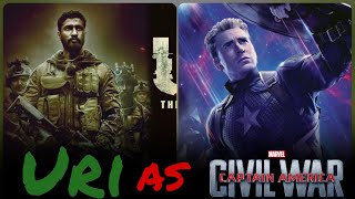 Uri The Surgical Strike As Captain America, Uri Official Trailer, Captain America, Marvel, Super Mix