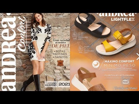 Catálogo Andrea CONFORT otoño invierno 2021/ andrea 2021 - YouTube