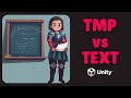 TMP vs. Text! Which one do you choose? #unity #gamedev