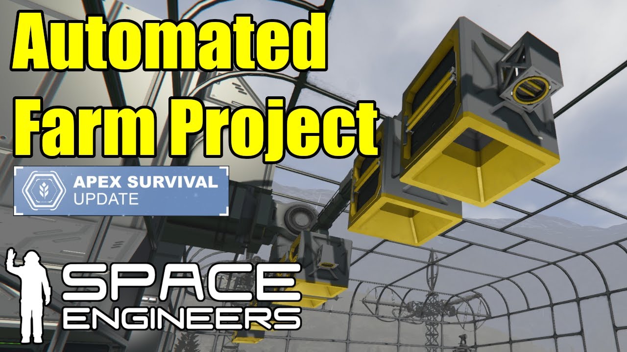 The Automated Farm Project ep9 | Space Engineers (Apex Survival) - YouTube