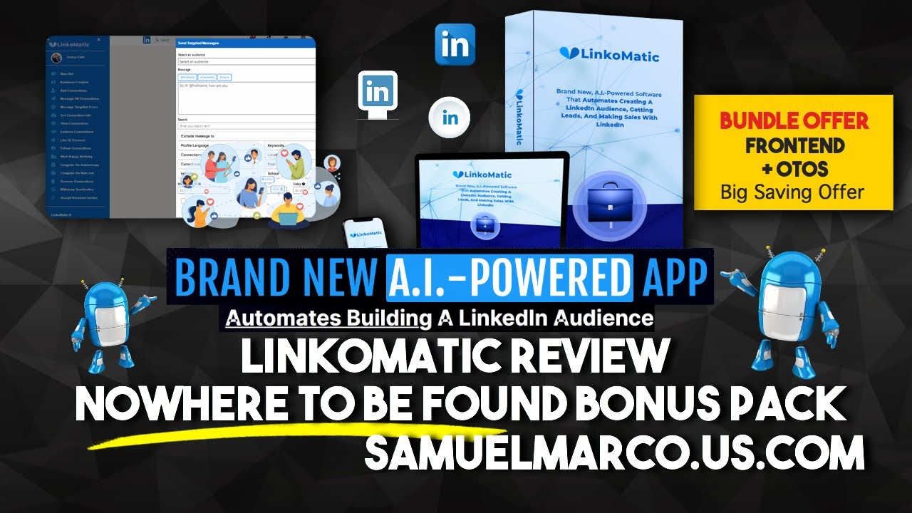 Linkomatic Review & Bonus Offer - Watch Linkomatic Review & Get NoWhere To Be Found Bonuses