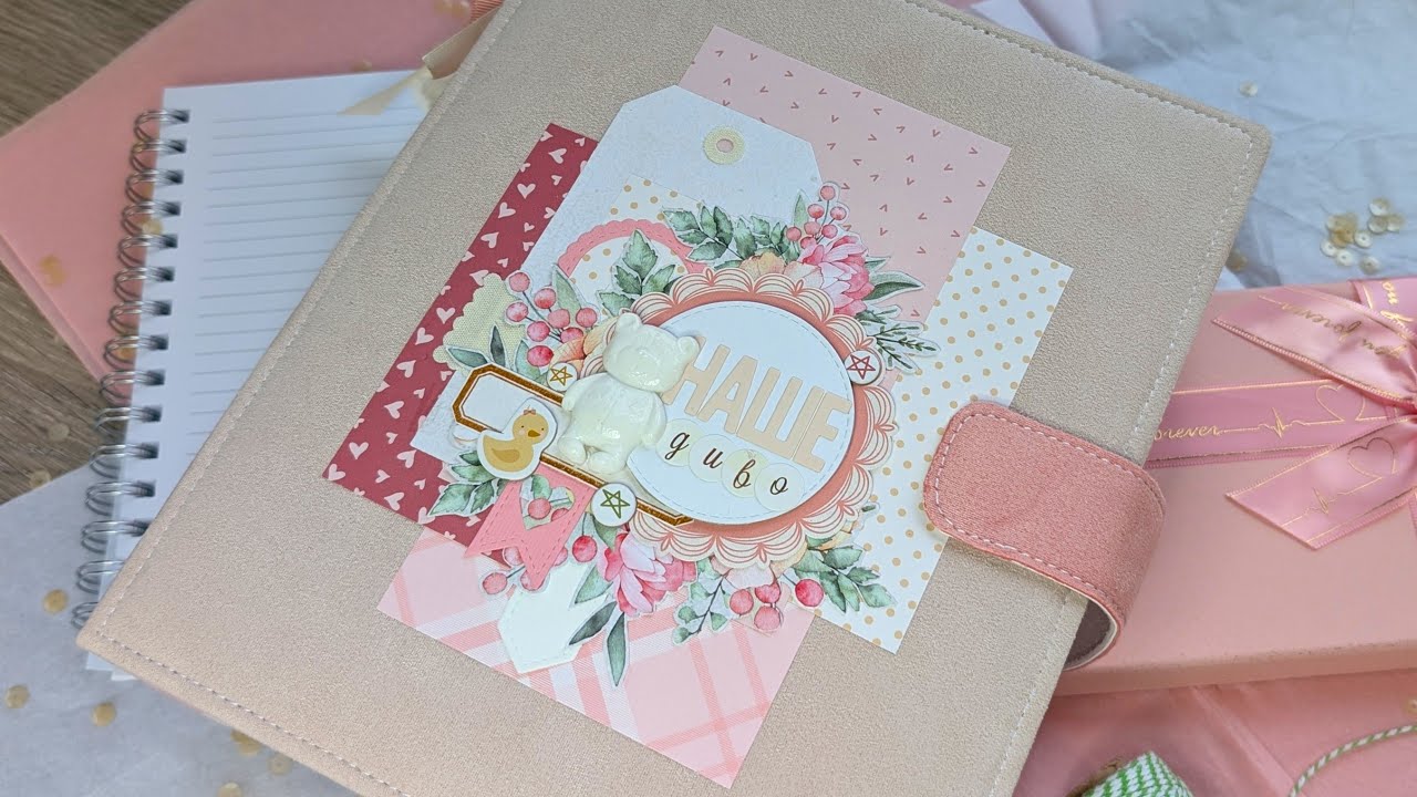 Baby photo album for newborn girl