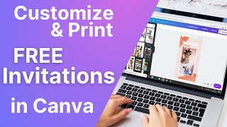 Make FREE Printable INVITATIONS for Any Occasion in CANVA 10 000 Templates