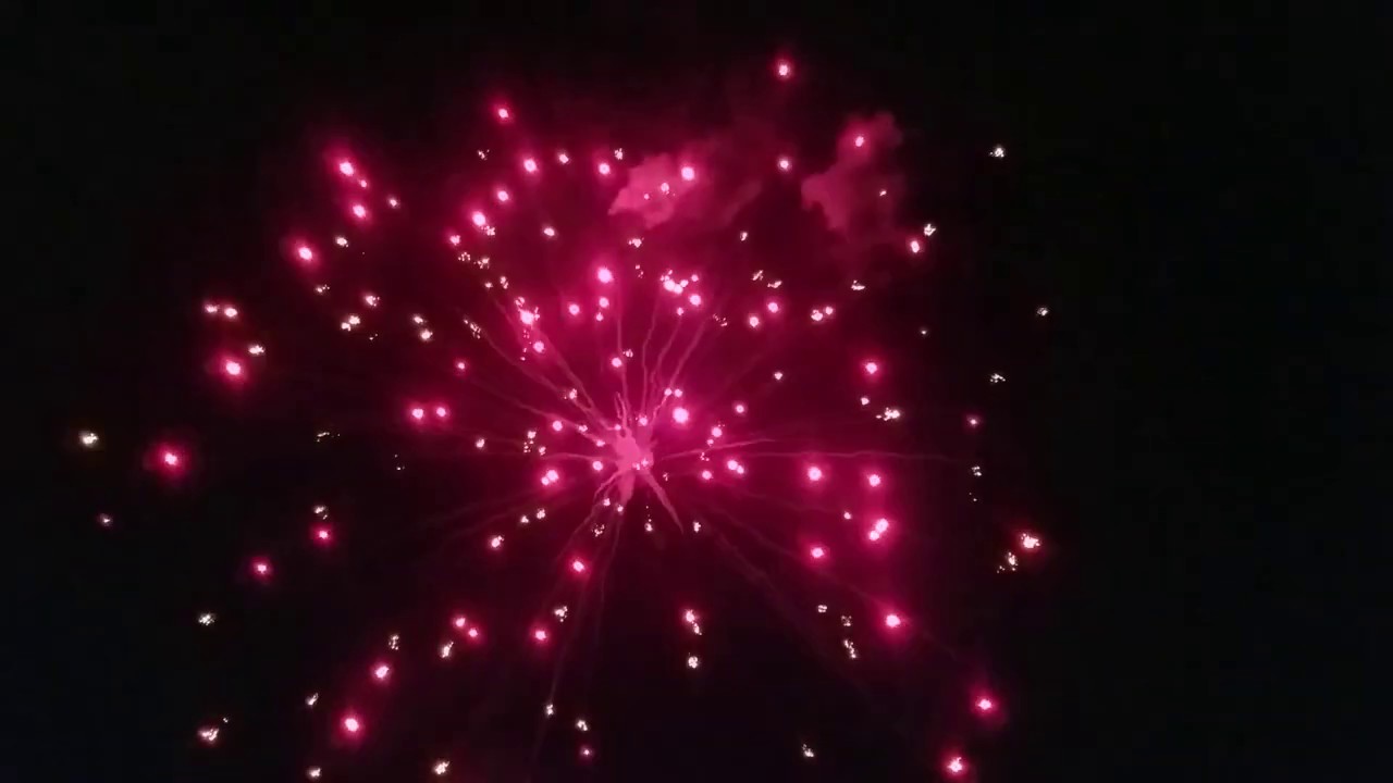 Blue Raspberry 7 shot by Pyroland fireworks - YouTube