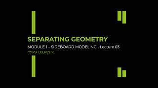 Blender Interior Design Course - Module 1 - Lecture 03 - English Version