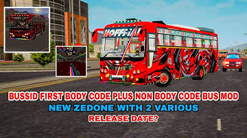BussidFirstBodyCodeplusNonBody CodeBusmod |NewZedoneBusMod ForBussid |FullDetailedReview|A4TECHmedia