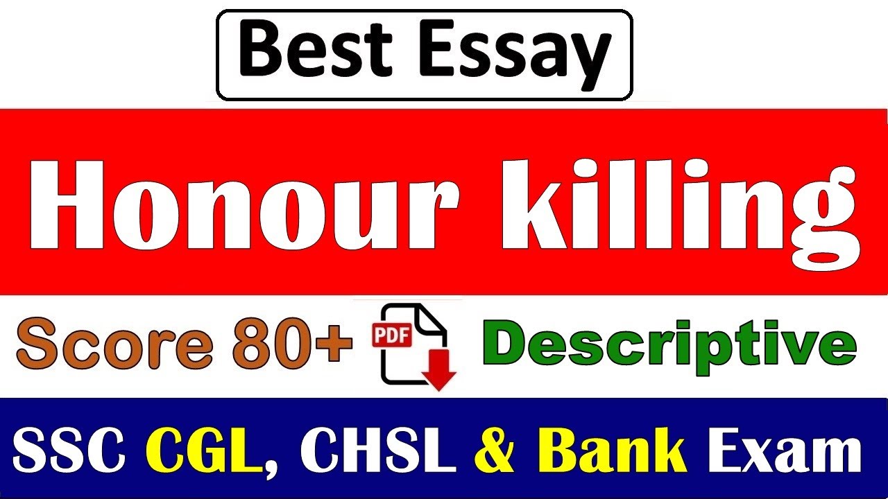 essay on honour killing in india